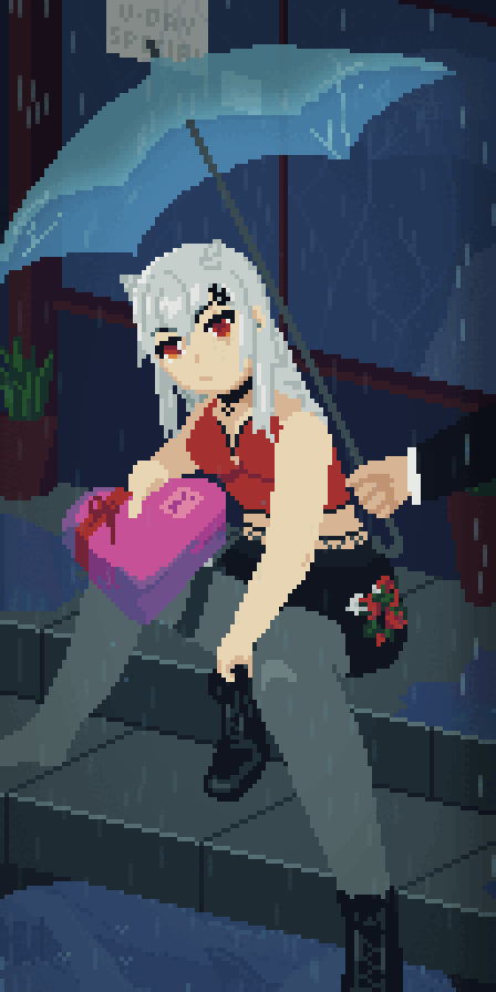 Sarus Rainy Valentine's Day Animation